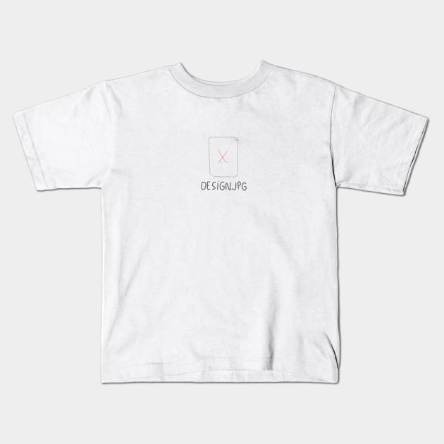 Design. JPG Kids T-Shirt by pepques